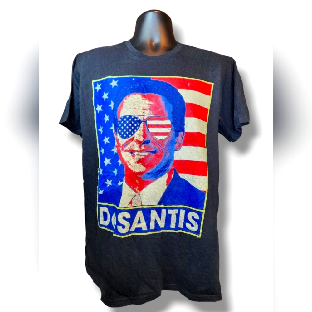 NWOT Ron Desantis 2024 For President Campaign T-Shirt Vote Men's Size Large